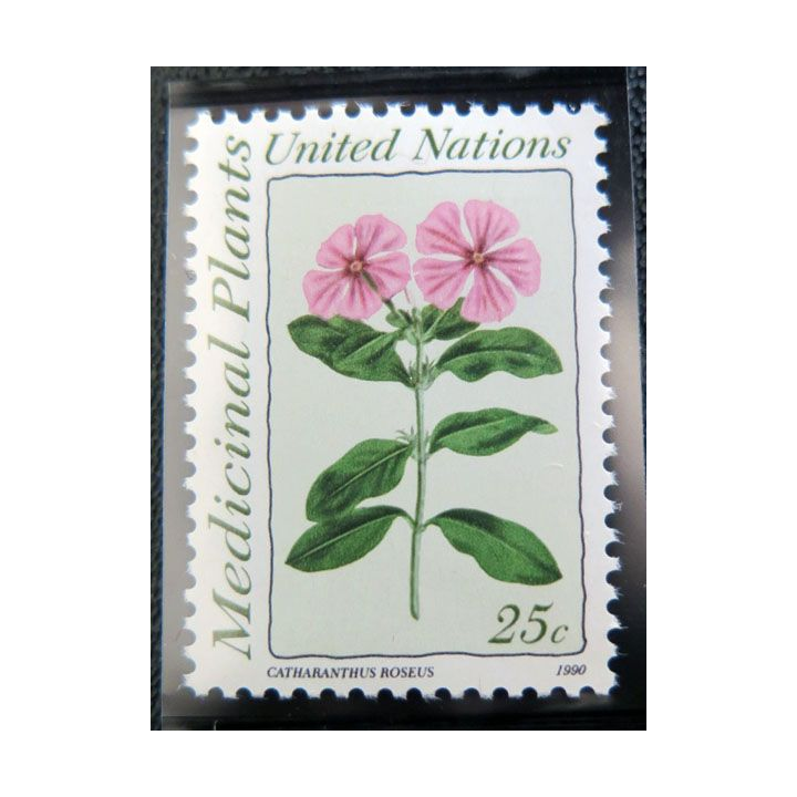6 timbres neufs de l'ONU 45° Anniversaire  6 timbres médicinal plants