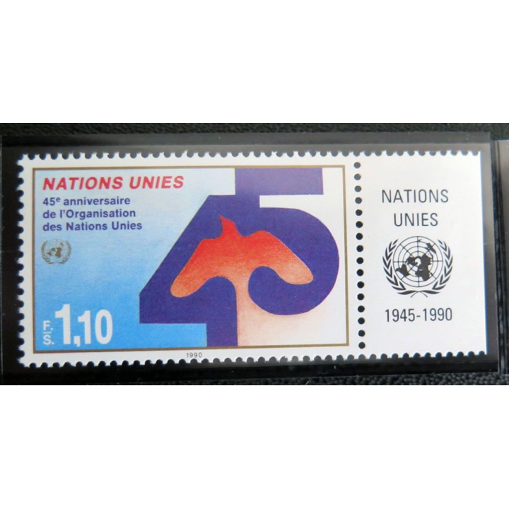 6 timbres neufs de l'ONU 45° Anniversaire  6 timbres médicinal plants