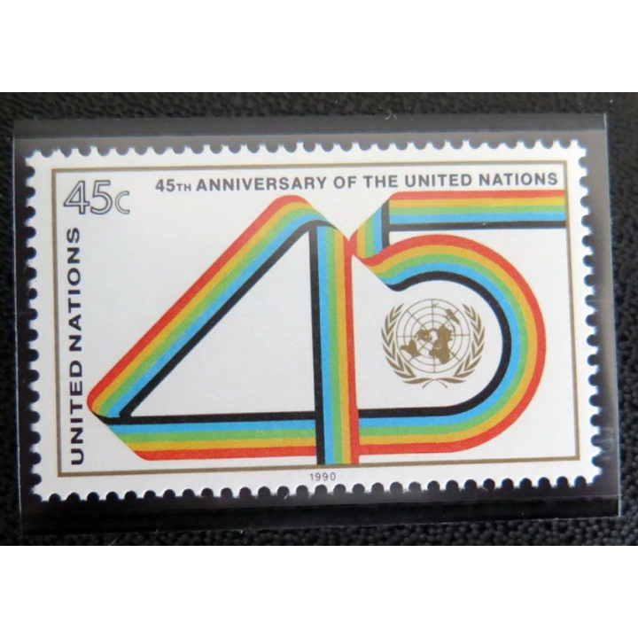 6 timbres neufs de l'ONU 45° Anniversaire  6 timbres médicinal plants