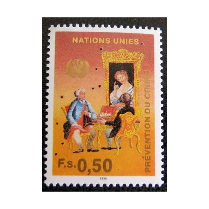 6 timbres neufs ONU Namibie 6 timbres prévention du crime 4 timbres UN