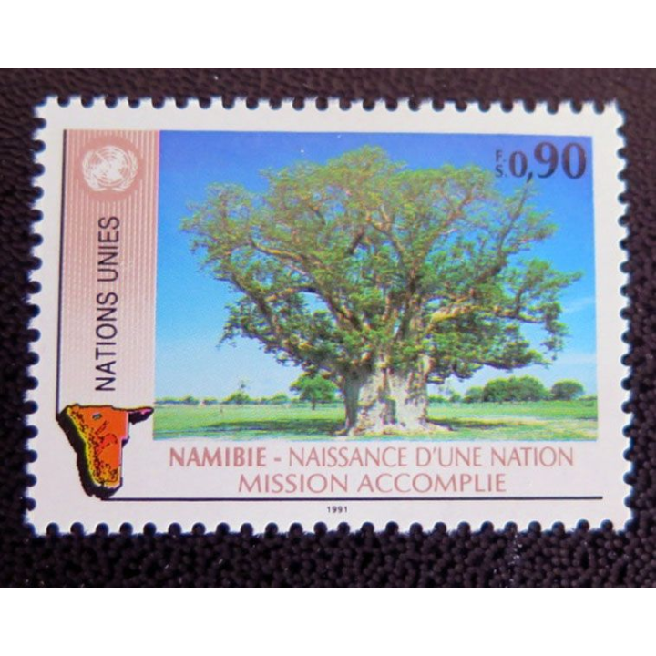 6 timbres neufs ONU Namibie 6 timbres prévention du crime 4 timbres UN
