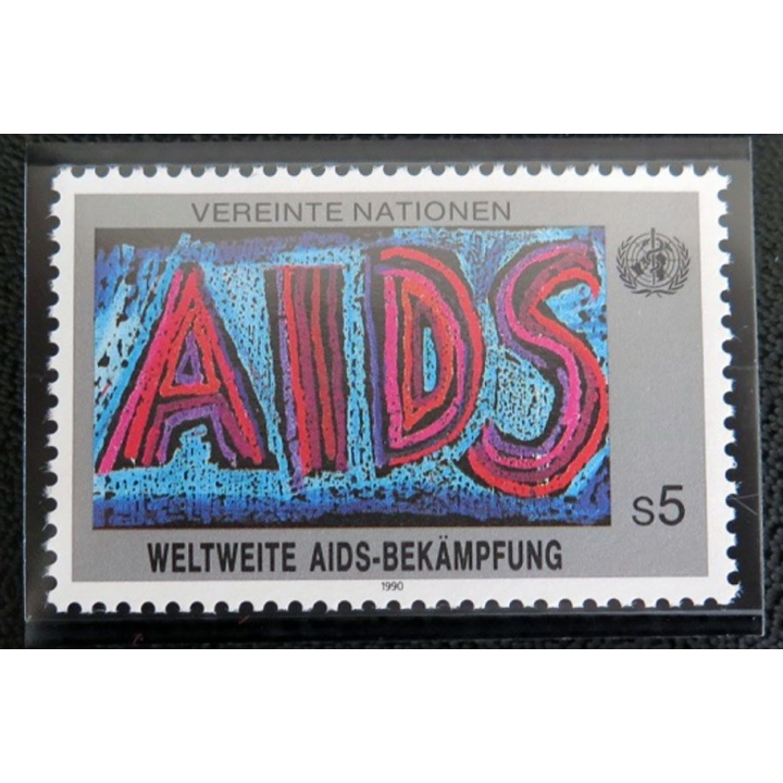 UN ONU 11 timbres neufs 6 Sida AIDS 3 centre du commerce international