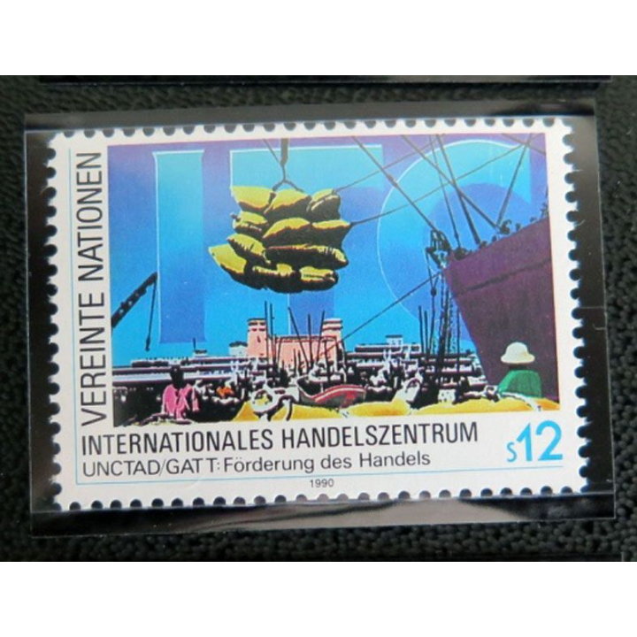 UN ONU 11 timbres neufs 6 Sida AIDS 3 centre du commerce international