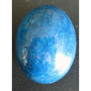OEUF EN PIERRE 12 hauteur 4 cm couleur bleue marine