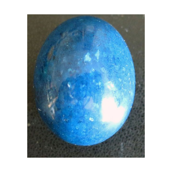 OEUF EN PIERRE 12 hauteur 4 cm couleur bleue marine