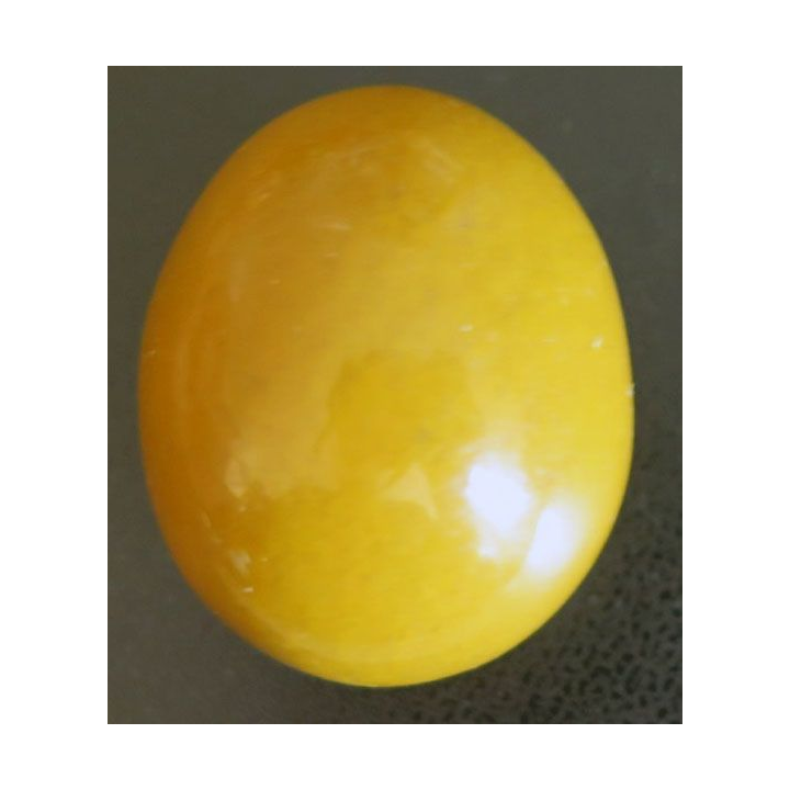 OEUF EN PIERRE 20 hauteu 4 cm couleur caramel
