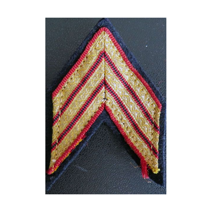 Galon de sergent chef d'infanterie avec crochets arrière