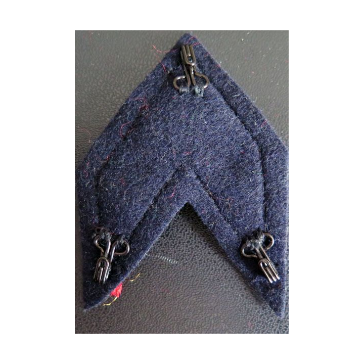 Galon de sergent chef d'infanterie avec crochets arrière