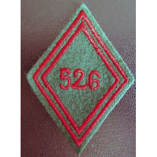 LOSANGE DE BRAS MODÈLE 45 : 526° régiment du train troupe