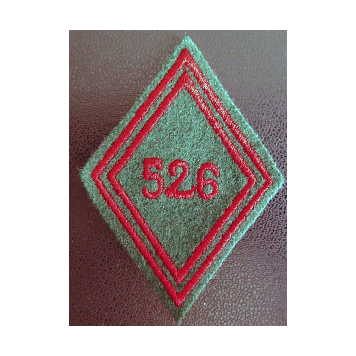 LOSANGE DE BRAS MODÈLE 45 : 526° régiment du train troupe