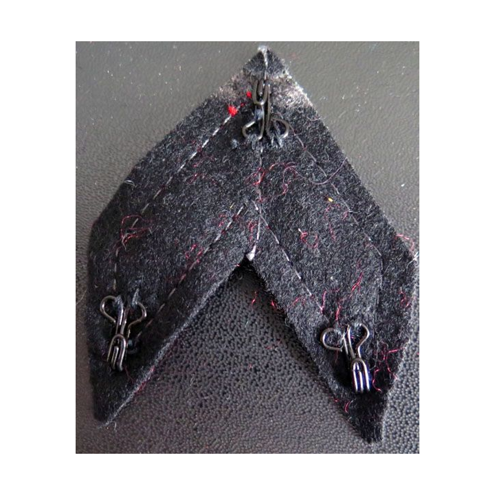 Galon de caporal d'infanterie ou TDM PDL avec crochets arrière