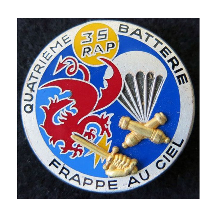35° RAP : 4° batterie 35° régiment d'artillerie parachutiste frappe au ciel de fabrication Drago