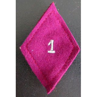 LOSANGE DE BRAS MODÈLE 45 : 1° régiment médical troupe