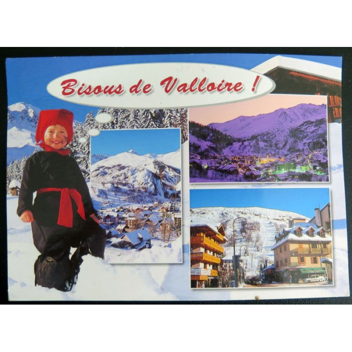 Carte postale Bisous de Valloire