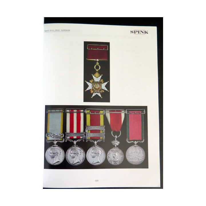 Catalogue SPINK sur les médailles militaires anglaises et monde entier