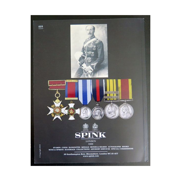Catalogue SPINK sur les médailles militaires anglaises et monde entier