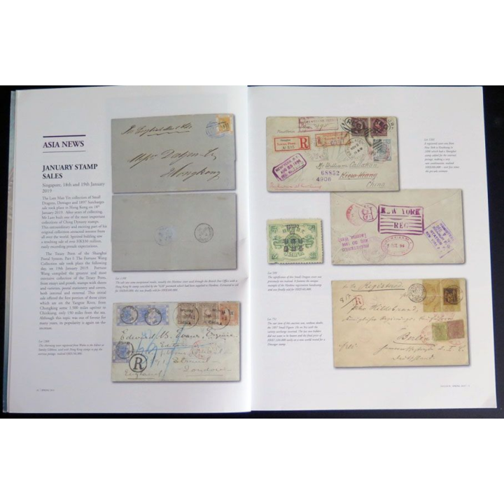 CATALOGUE SPINK 2019 pièces, timbres, actions et obligations
