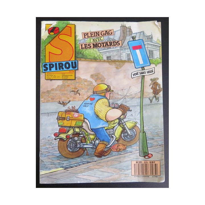 SPIROU 2578 M 3251 déchirure arrière en haut