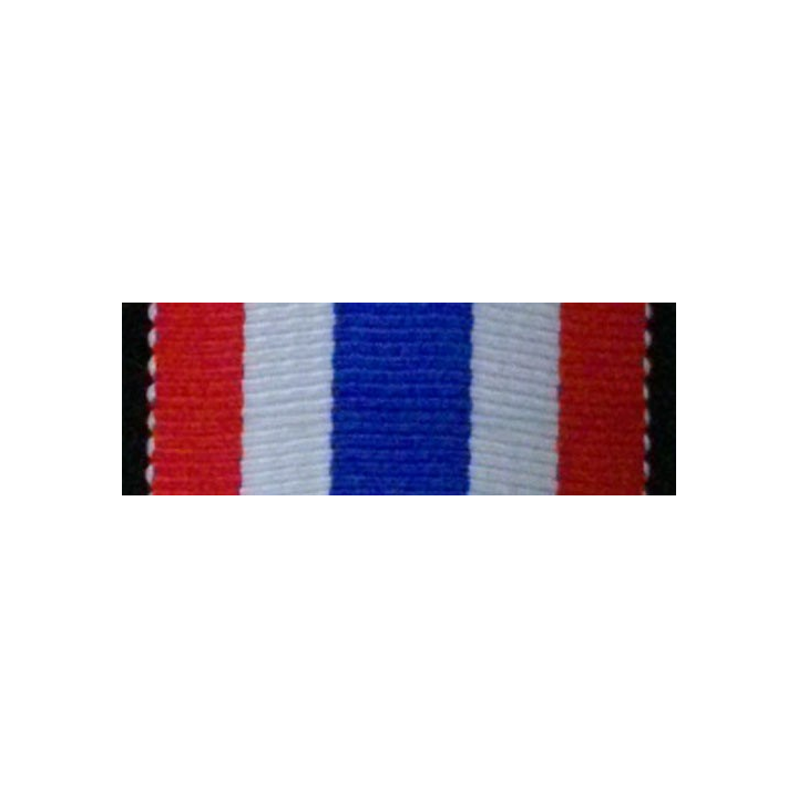 FRANCE : RUBAN DE LA MÉDAILLE D'HONNEUR DE LA POLICE 2 logueur 10 cm largeur 3 cm