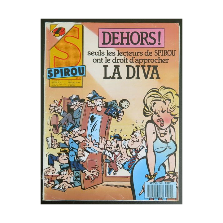 SPIROU N° 2565 M 3251 09.06.1987