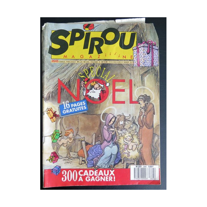SPIROU N° 2645 M 3251 23.12.1988