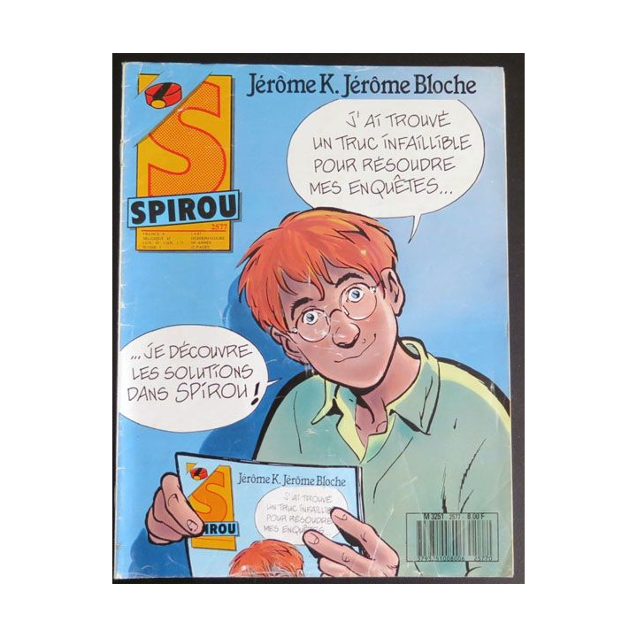 SPIROU N° 2577 M 3251 01.09.1987