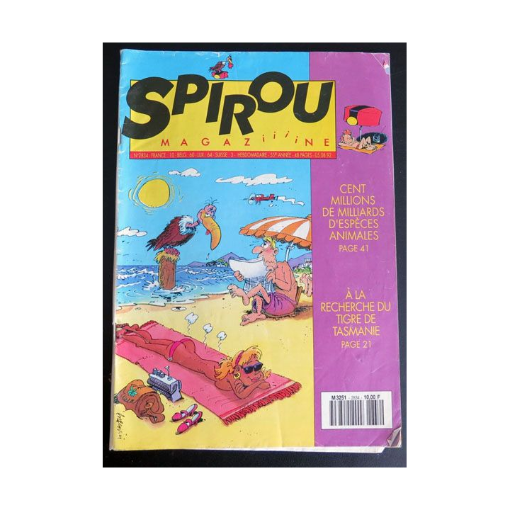 SPIROU N° 2834 M 3251 05.08.1992