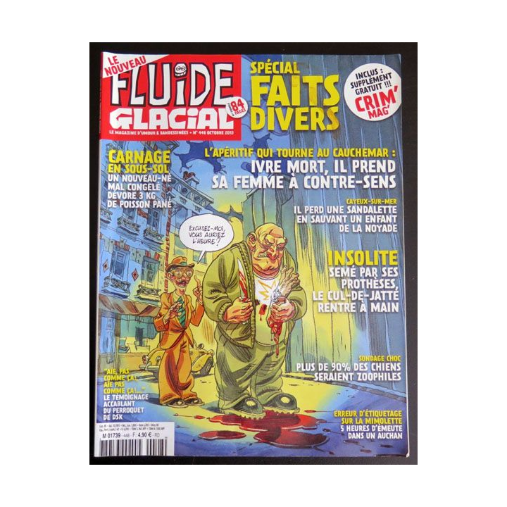Fluide glacial n° 448 Octobre 2013 spécial faits divers