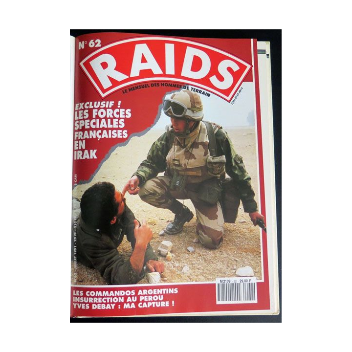 RAIDS album 13 des n° 60 à 64 M 2109 Mai 1991 Guerre du Golfe