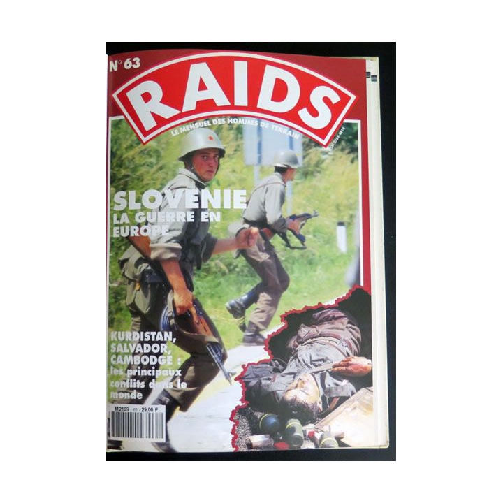 RAIDS album 13 des n° 60 à 64 M 2109 Mai 1991 Guerre du Golfe