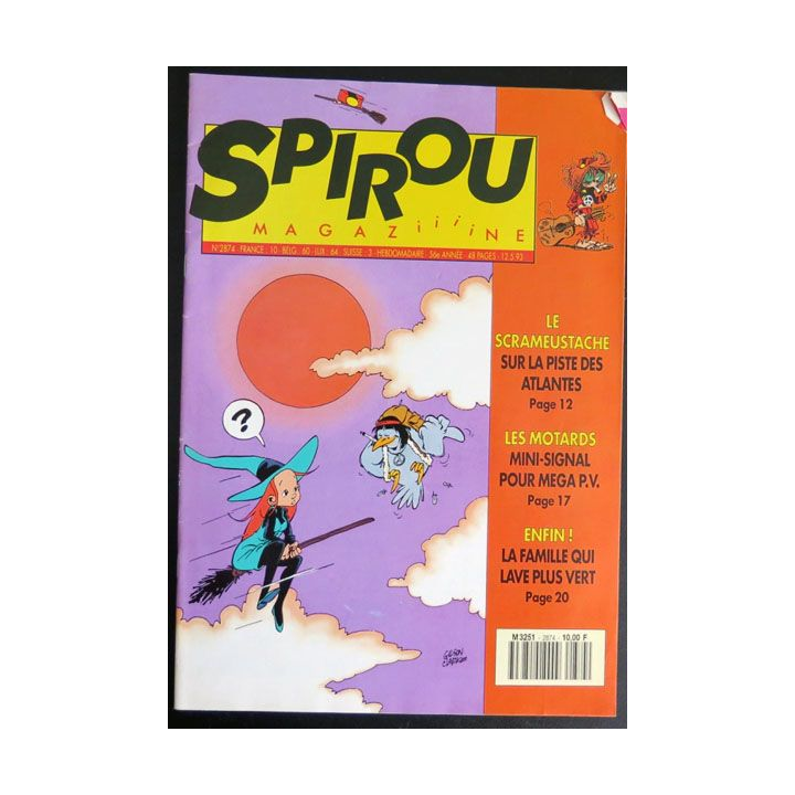 SPIROU N° 2874 M 3251 12.05.1993