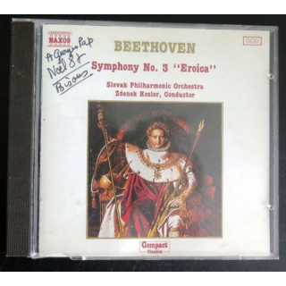 DISQUE CD Beethoven Eroica Slovak Philarmonic Orchestra Zdenek Kosler 