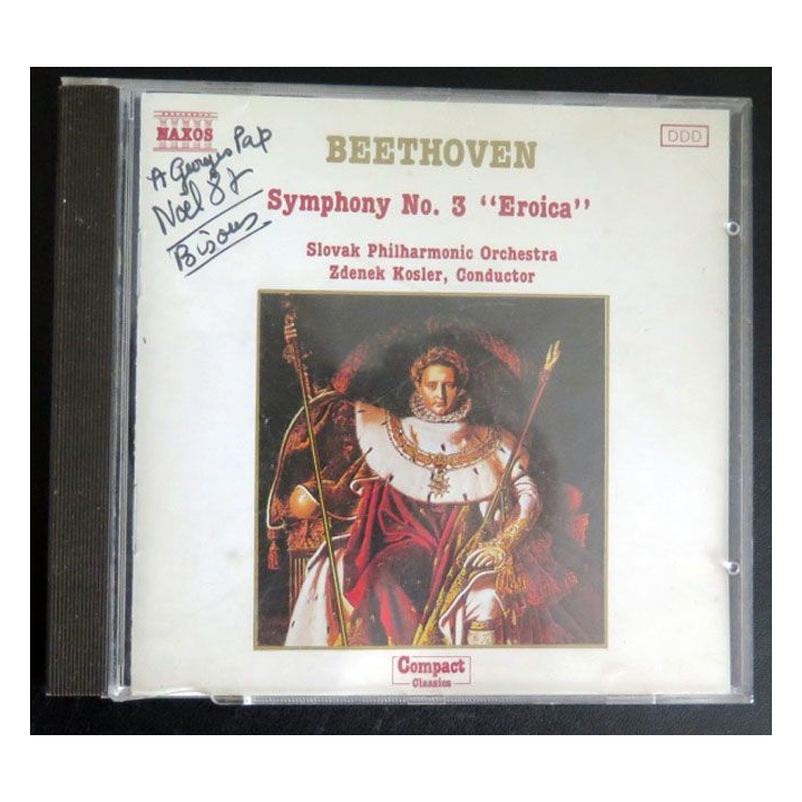 DISQUE CD Beethoven Eroica Slovak Philarmonic Orchestra Zdenek Kosler 