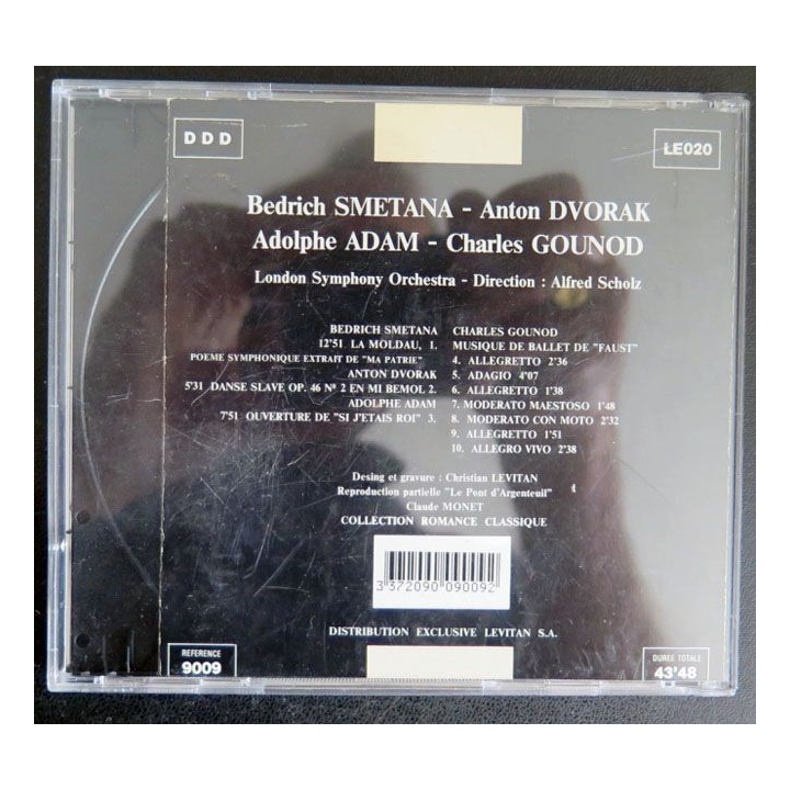 DISQUE CD SMETANA DVORAK ADAM GOUNOD London symphony orchestra
