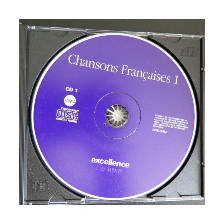 COFFRET DISQUE CD Chansons françaises n° 1 Piaff Montand Trenet Aznavour