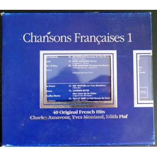 COFFRET DISQUE CD Chansons françaises n° 1 Piaff Montand Trenet Aznavour