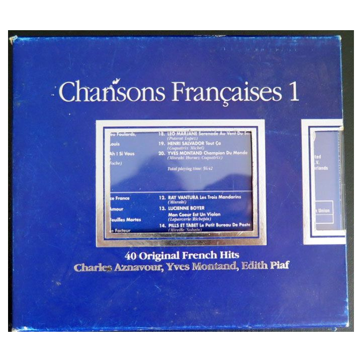 COFFRET DISQUE CD Chansons françaises n° 1 Piaff Montand Trenet Aznavour