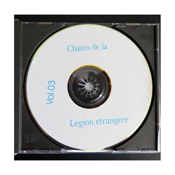 DISQUE CD Legionares Chants de la légion étrangère Volume 3 