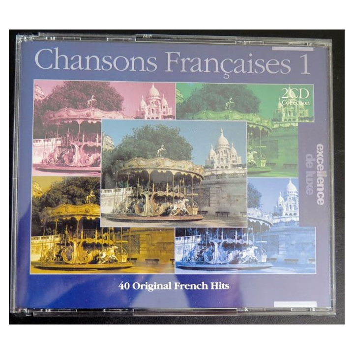 COFFRET DISQUE CD Chansons françaises n° 1 Piaff Montand Trenet Aznavour