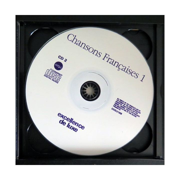 COFFRET DISQUE CD Chansons françaises n° 1 Piaff Montand Trenet Aznavour