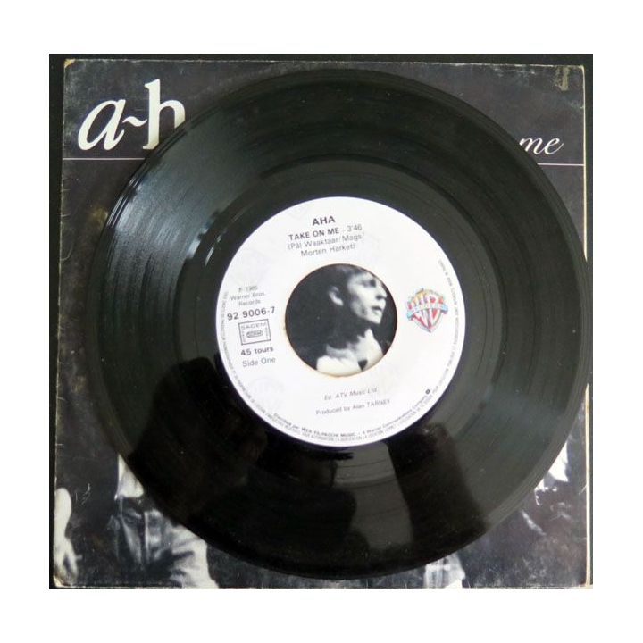 DISQUE 45 TOURS : A-HA take on me & love is reason