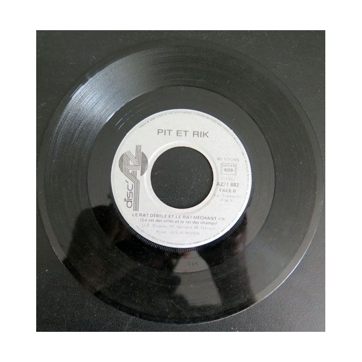 DISQUE 45 TOURS : Rikiki Pouce Pouce Pit et Rik