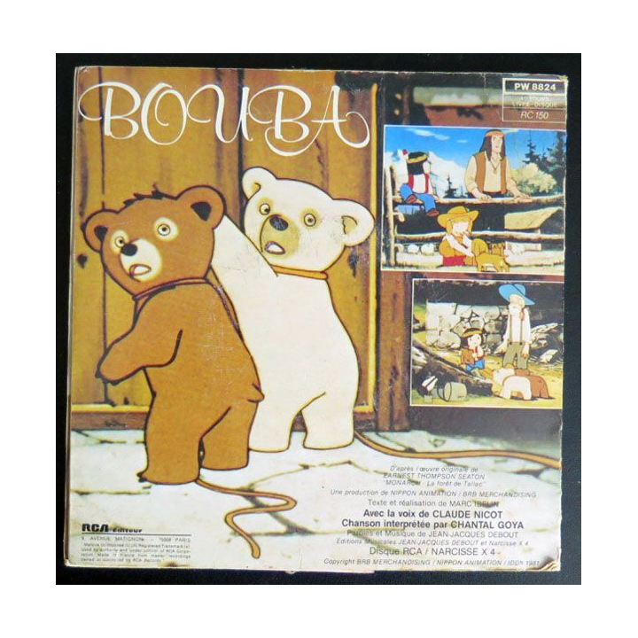 DISQUE 45 TOURS :  Bouba Chantal Goya 