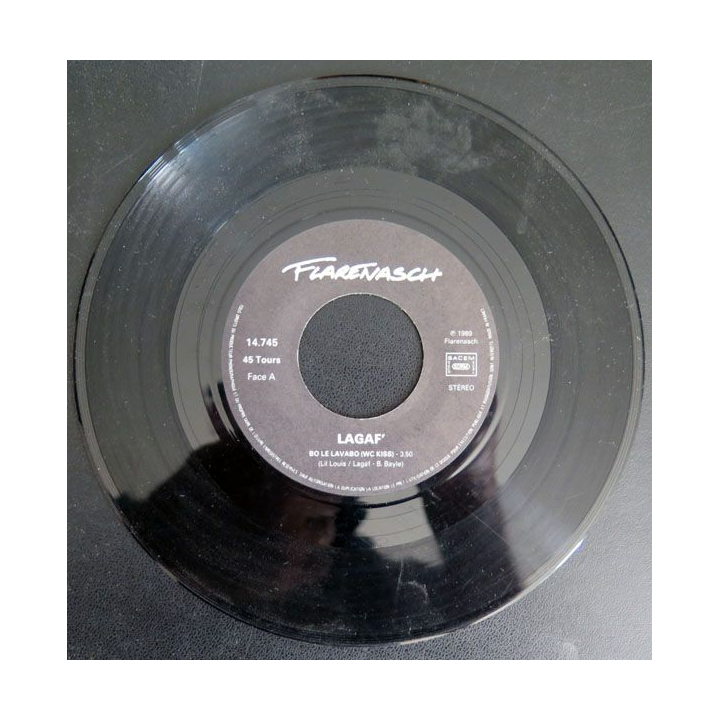 DISQUE 45 TOURS : Bo Le Lavabo wc kiss de LAGAF' (C177)