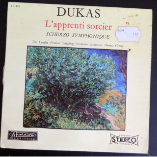 DISQUE 45 TOURS : L'apprenti sorcier de Dukas