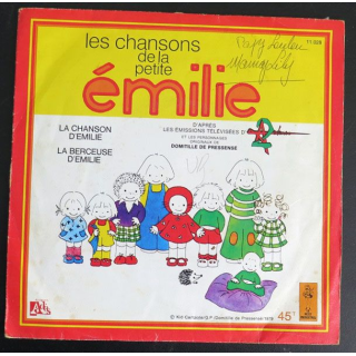 DISQUE 45 TOURS : Les chansons de la petite Emilie