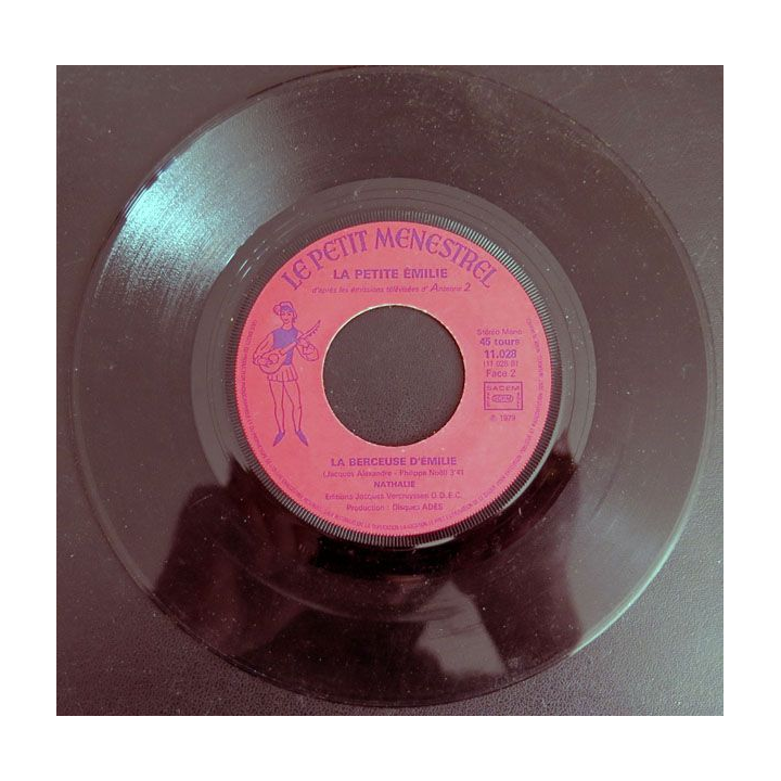 DISQUE 45 TOURS : Les chansons de la petite Emilie