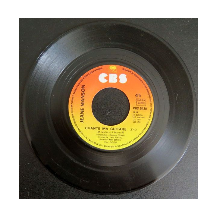 DISQUE 45 TOURS : Jeane Manson Ce n'est qu'un au revoir