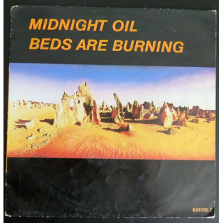DISQUE 45 TOURS : Midnight Oil Beds are Burning Gunbarrel Highway 