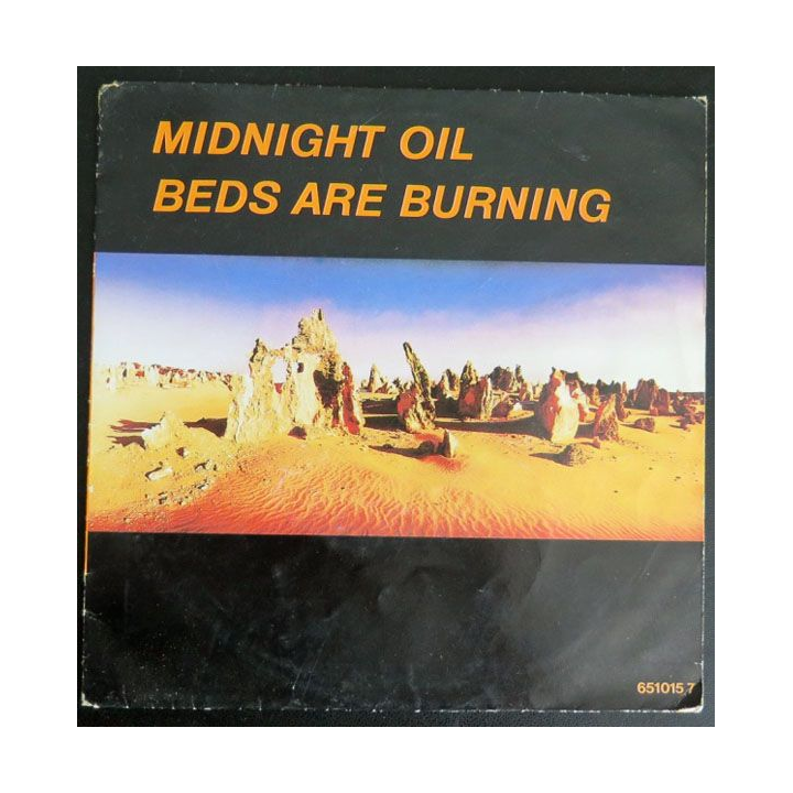 DISQUE 45 TOURS : Midnight Oil Beds are Burning Gunbarrel Highway 